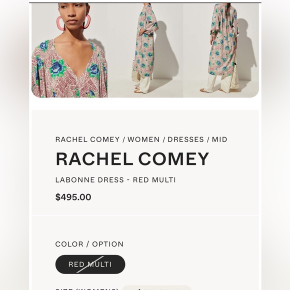 Rachel Comey Labonne Dress in Red Multi - Picture 6 of 12